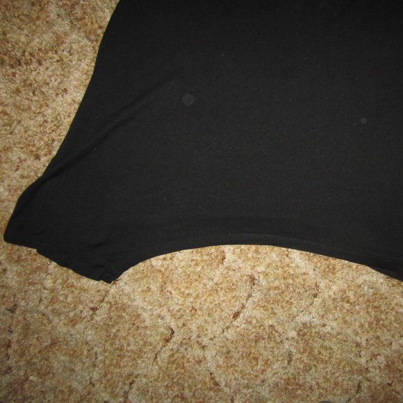 4/$20 |  Black Tunic Shirt with Lace - Picture 6 of 7